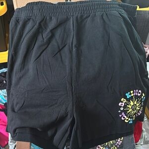 Be Kind Black Athletic Shorts